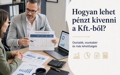 Hogyan lehet pénzt kivenni a Kft.-ből? Osztalék, munkabér és más lehetőségek