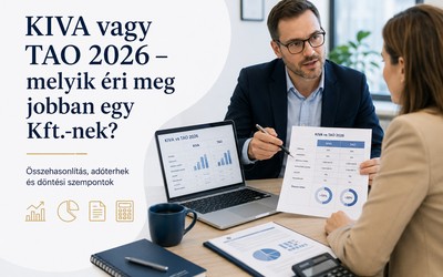 KIVA vagy TAO 2026 – melyik éri meg jobban egy Kft.-nek?